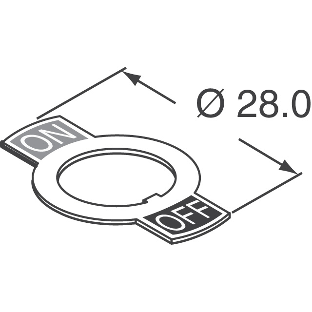 Accessories for Toggle Switches NKK Switches Labels, Legends